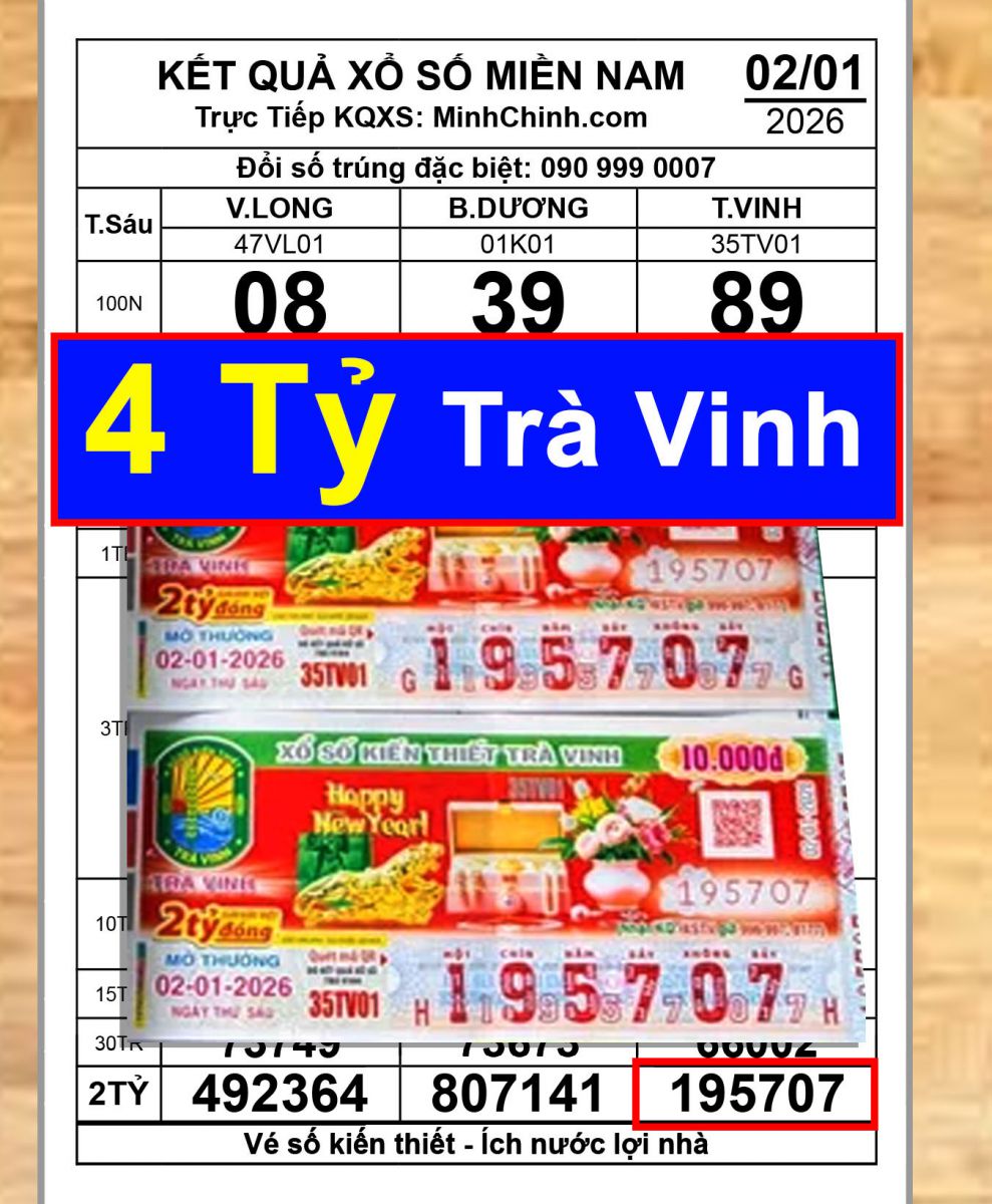 Đầu Đuôi An Giang - Bước 3: Đối chiếu với bảng kết quả đầy đủ